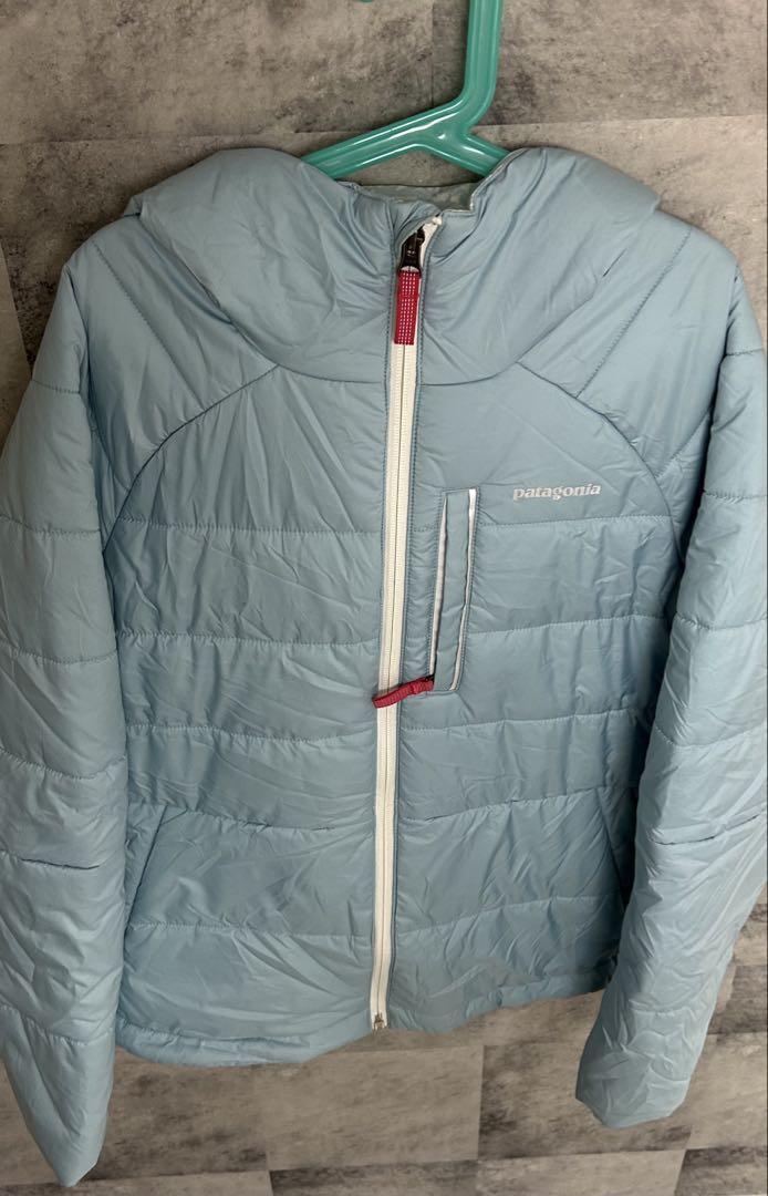 パタゴニア Patagonia ダウンジャケット ライトブルー 中綿　XL