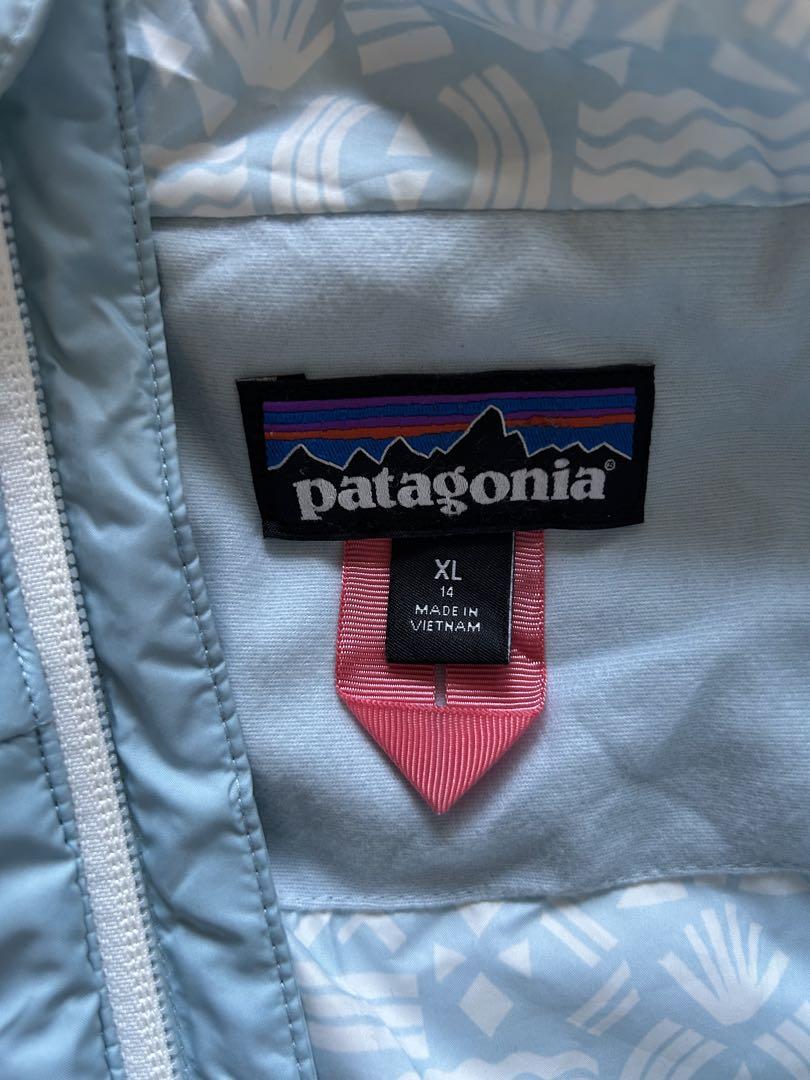 パタゴニア Patagonia ダウンジャケット ライトブルー 中綿　XL