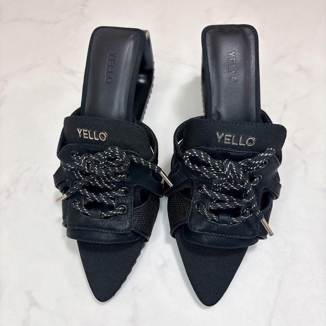 Yello TANK DEFORMED WEDGE SANDALS