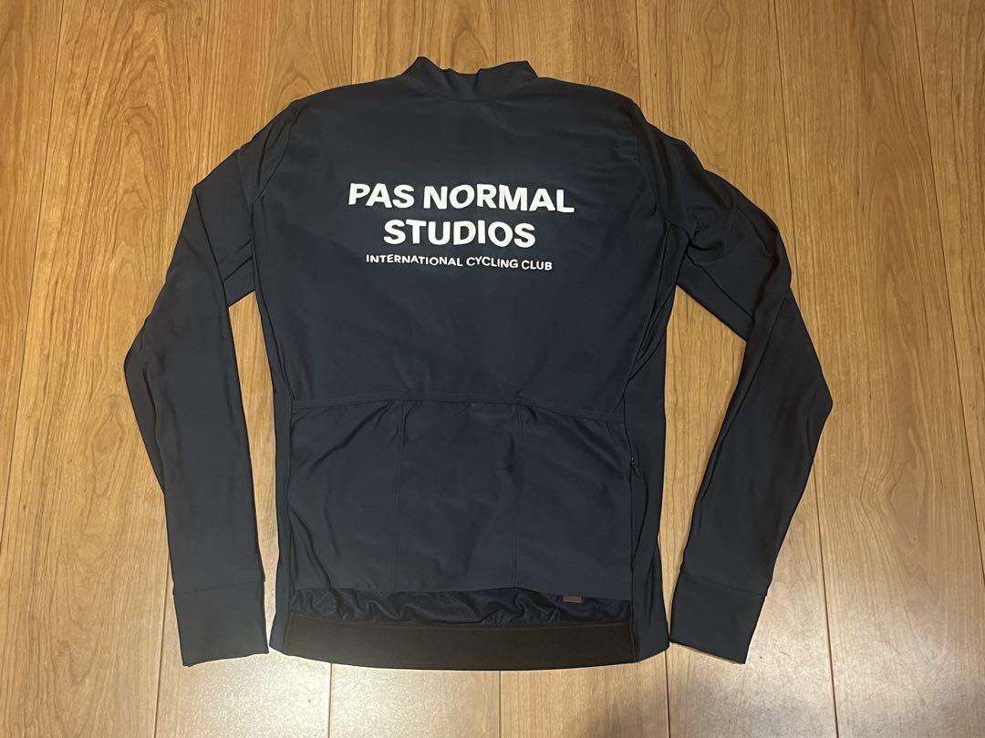 PAS NORMAL STUDIOS サイクルジャージ 長袖 ネイビー 紺 M