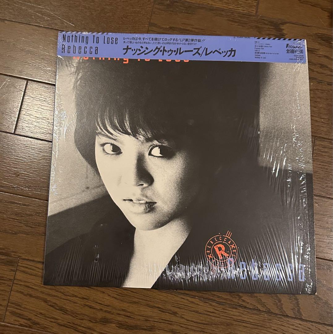 REBECCA レコード　レベッカ　LP盤　５枚　オマケ:ハガキ大直筆サイン