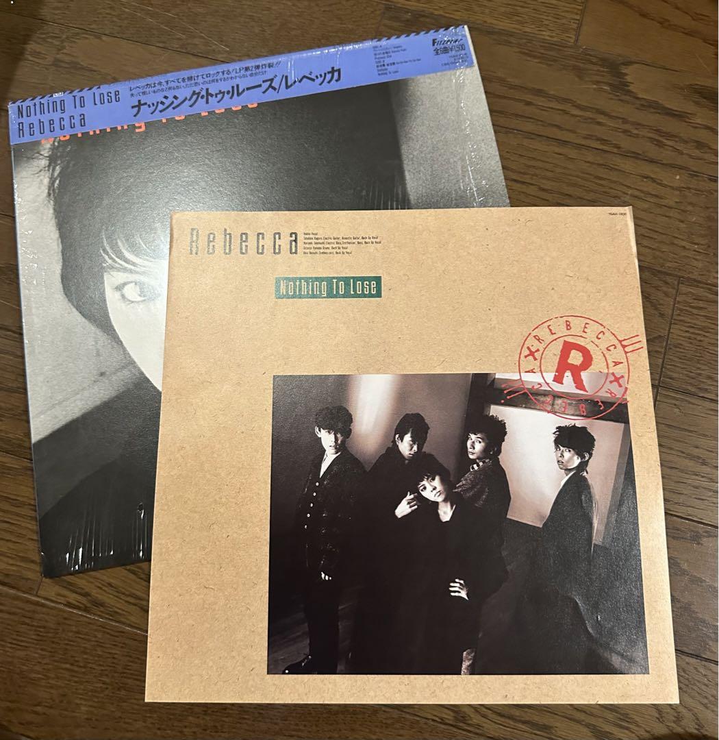 REBECCA レコード　レベッカ　LP盤　５枚　オマケ:ハガキ大直筆サイン