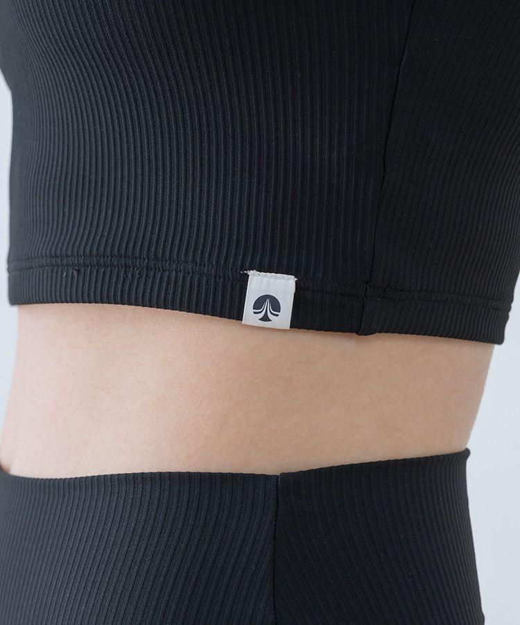 ⚫︎限定お値下げ⚫︎SUKALA】リブコンビショートタンクトップ　Mサイズ SUKALA リブコンビショートタンクトップ Mサイズ スモーク