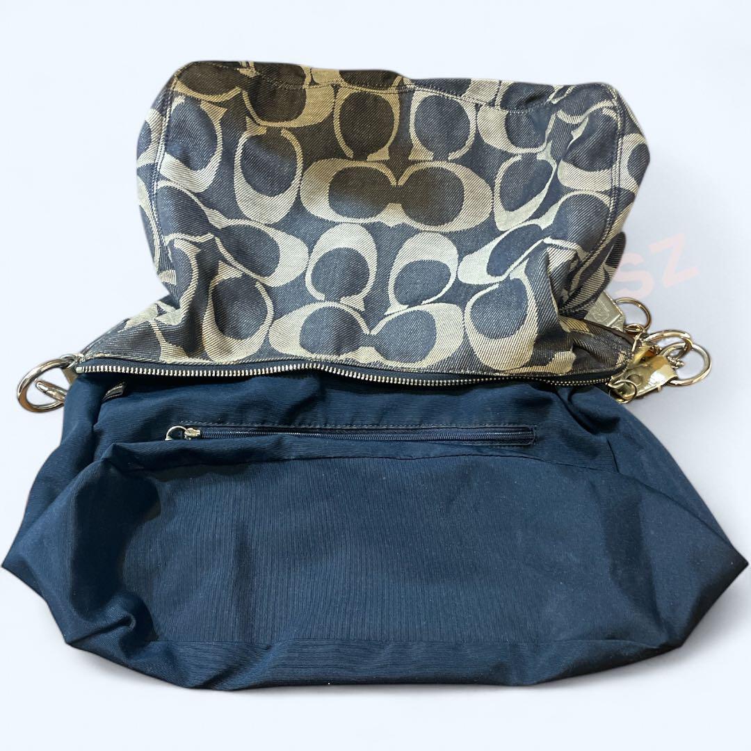 Coach Signature Shoulder Bag コーチ　デニム