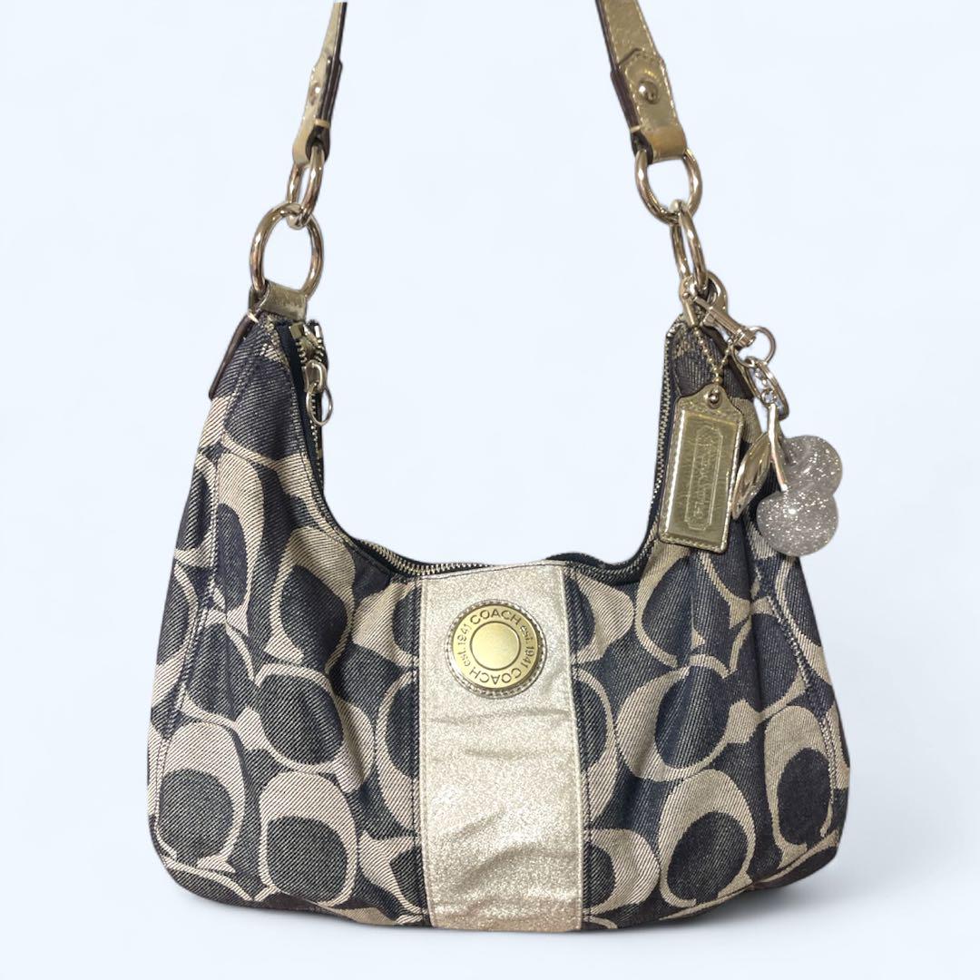 Coach Signature Shoulder Bag コーチ　デニム