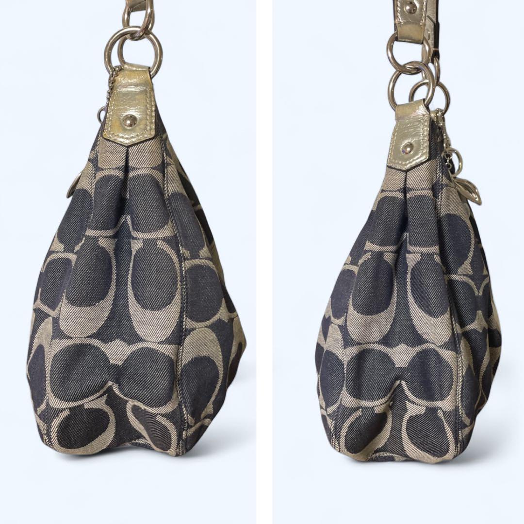 Coach Signature Shoulder Bag コーチ　デニム