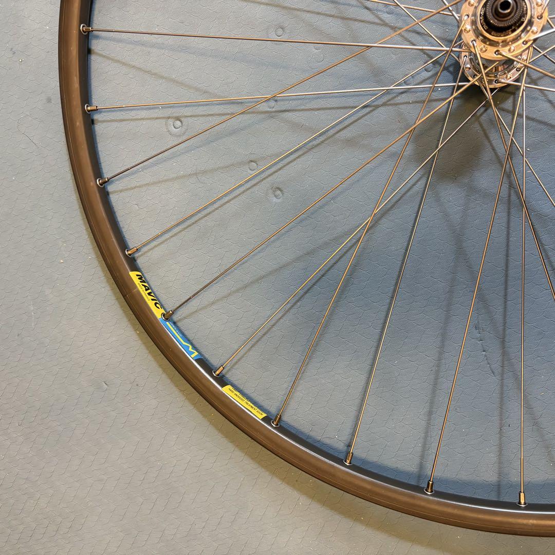 中古美品：Mavic OPEN4 CD, DURA ACE, フロントホイール