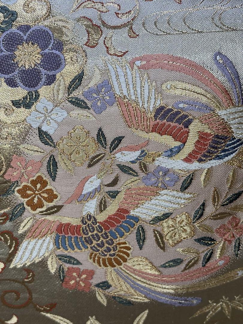 正絹　総刺繍　上品な色無地⭐️❣️