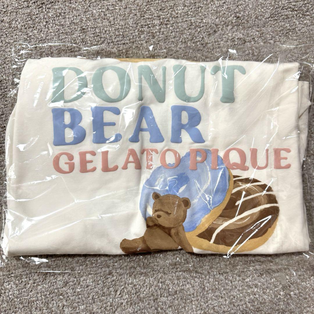 ジェラートピケ ドーナツベアワンポイントTシャツ　新品未使用