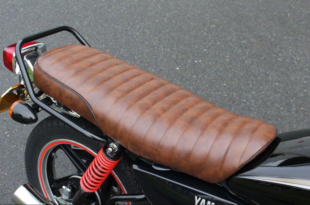 ヤマハYB125SP用　タックロールシート　ブラウン