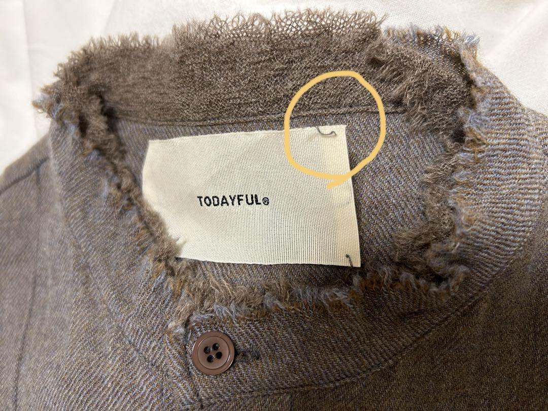 TODAYFUL【美品】Wool Gauze Shirts TODAYFUL ウールガーゼシャツ