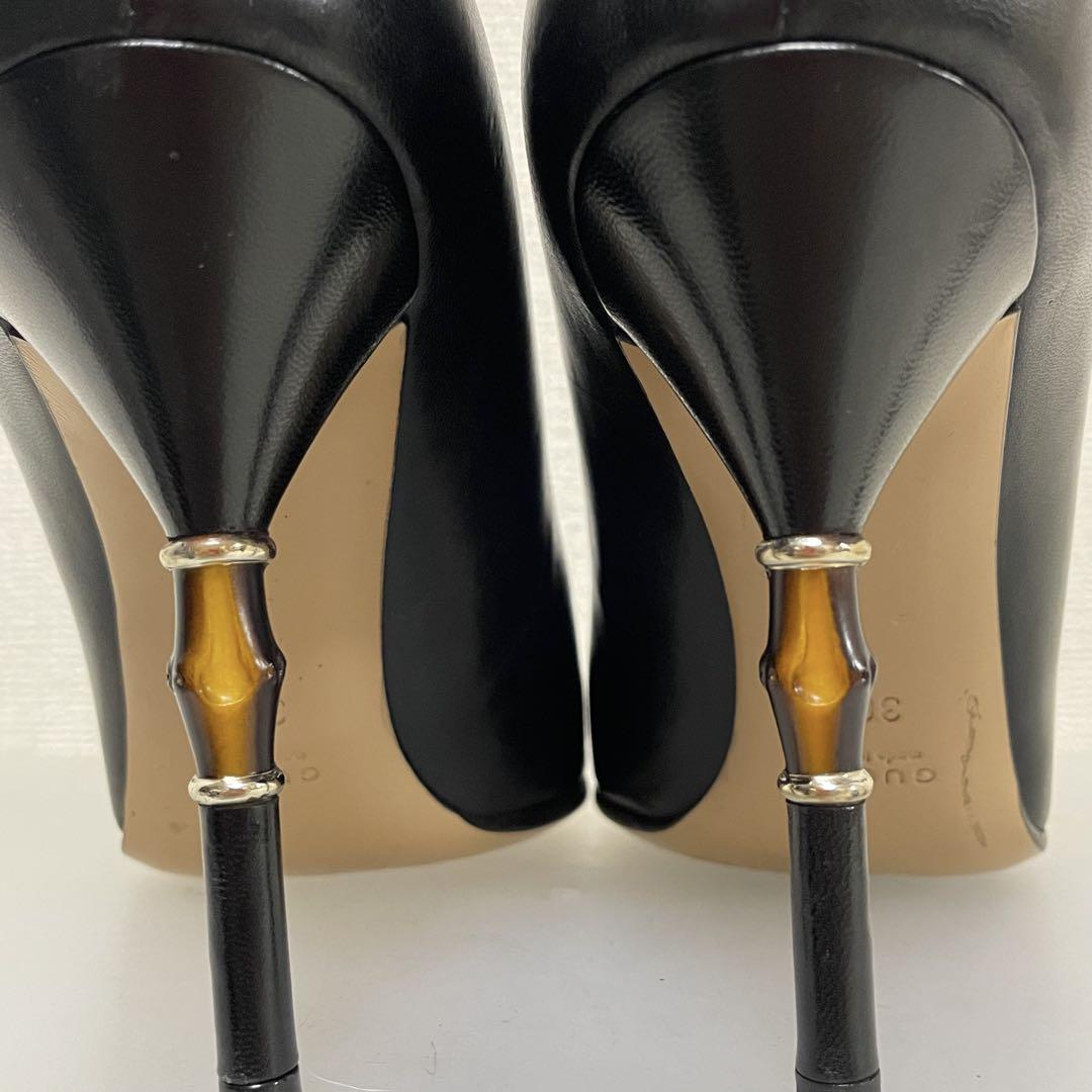 ⭐️極美品⭐️ グッチ パンプス ハイヒール バンブーヒール