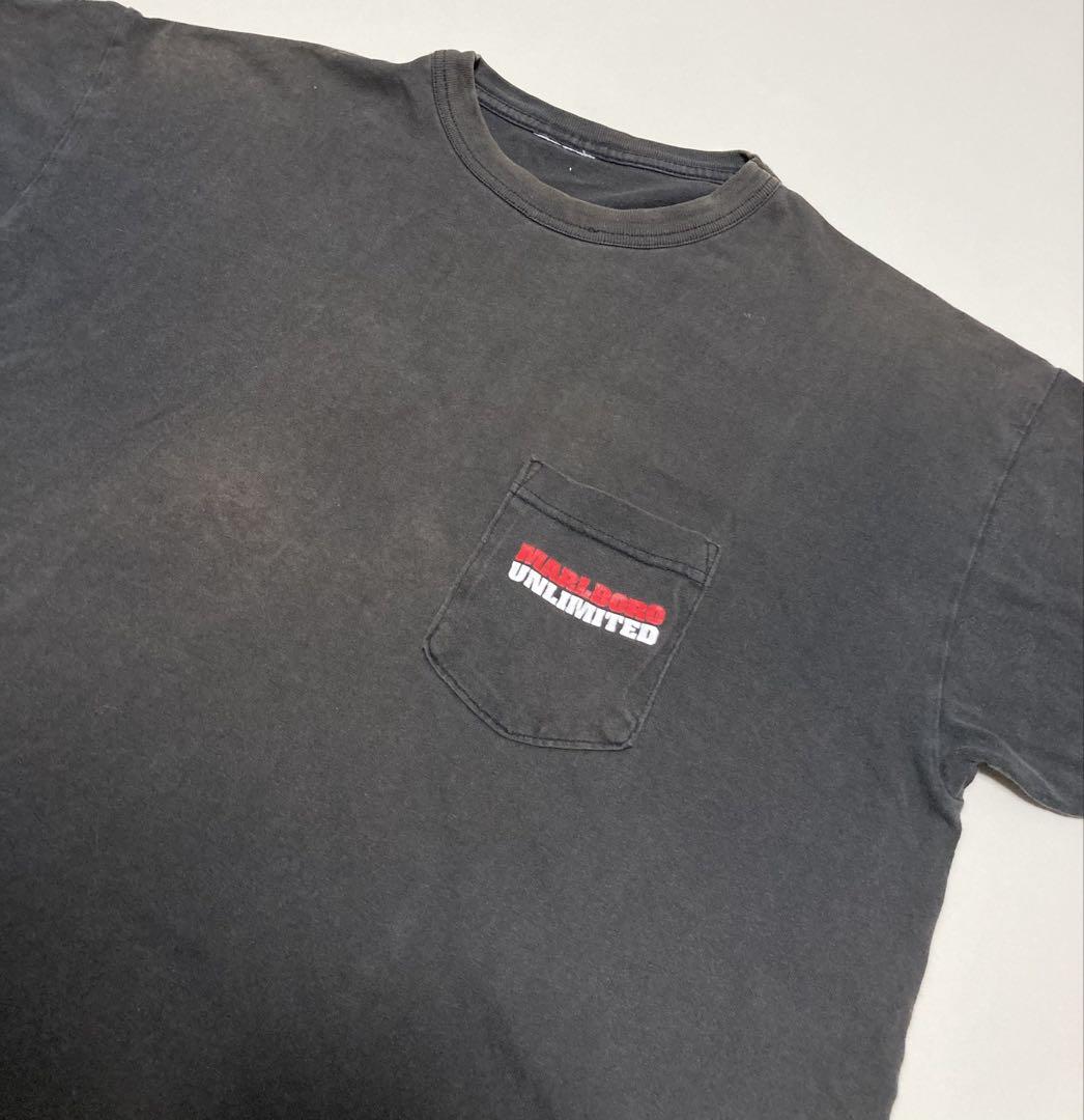 90s Marlboro マルボーロ リザード ブラック フェード ポケット