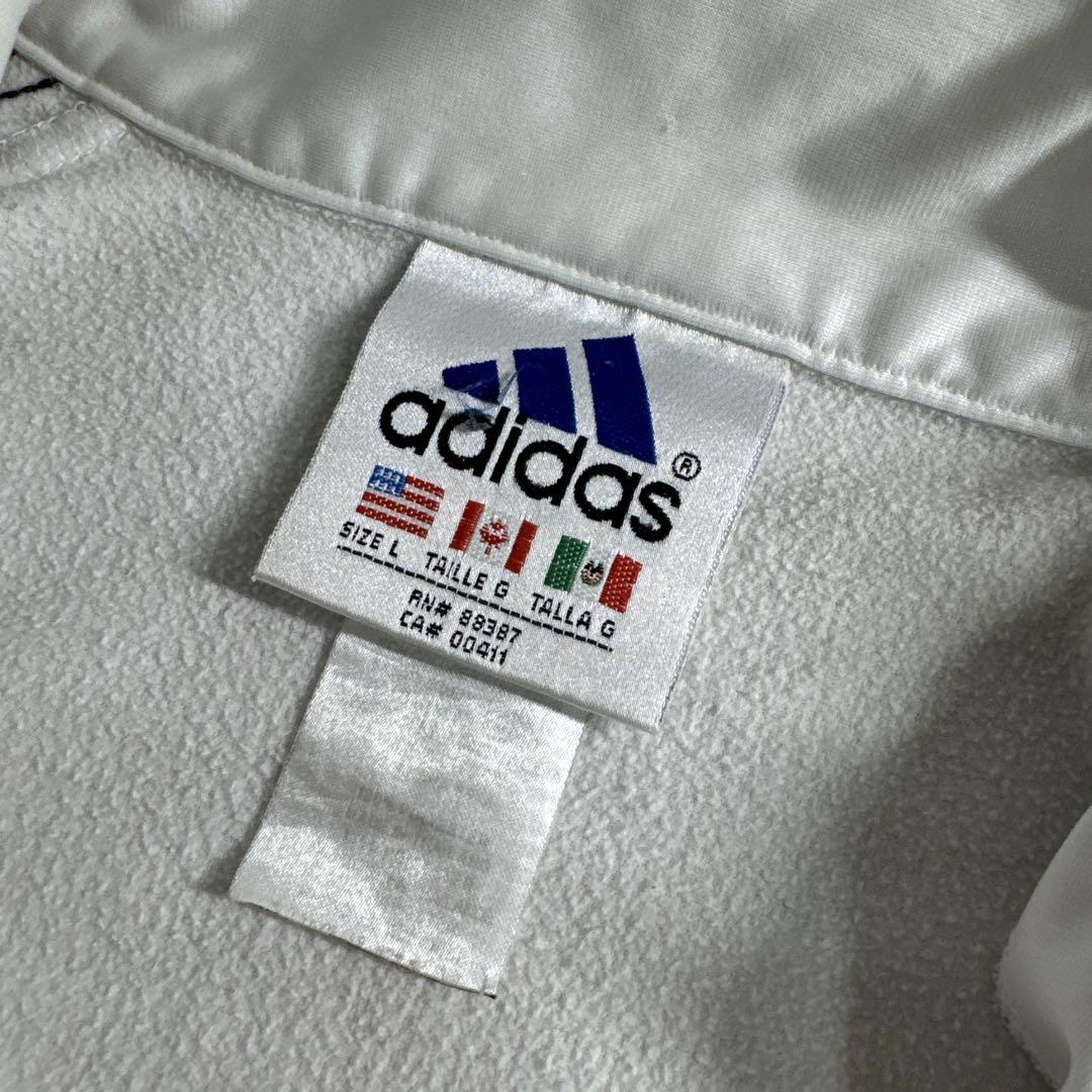 【希少】adidas 90s トラックジャケット ファイヤーバード ホワイト L