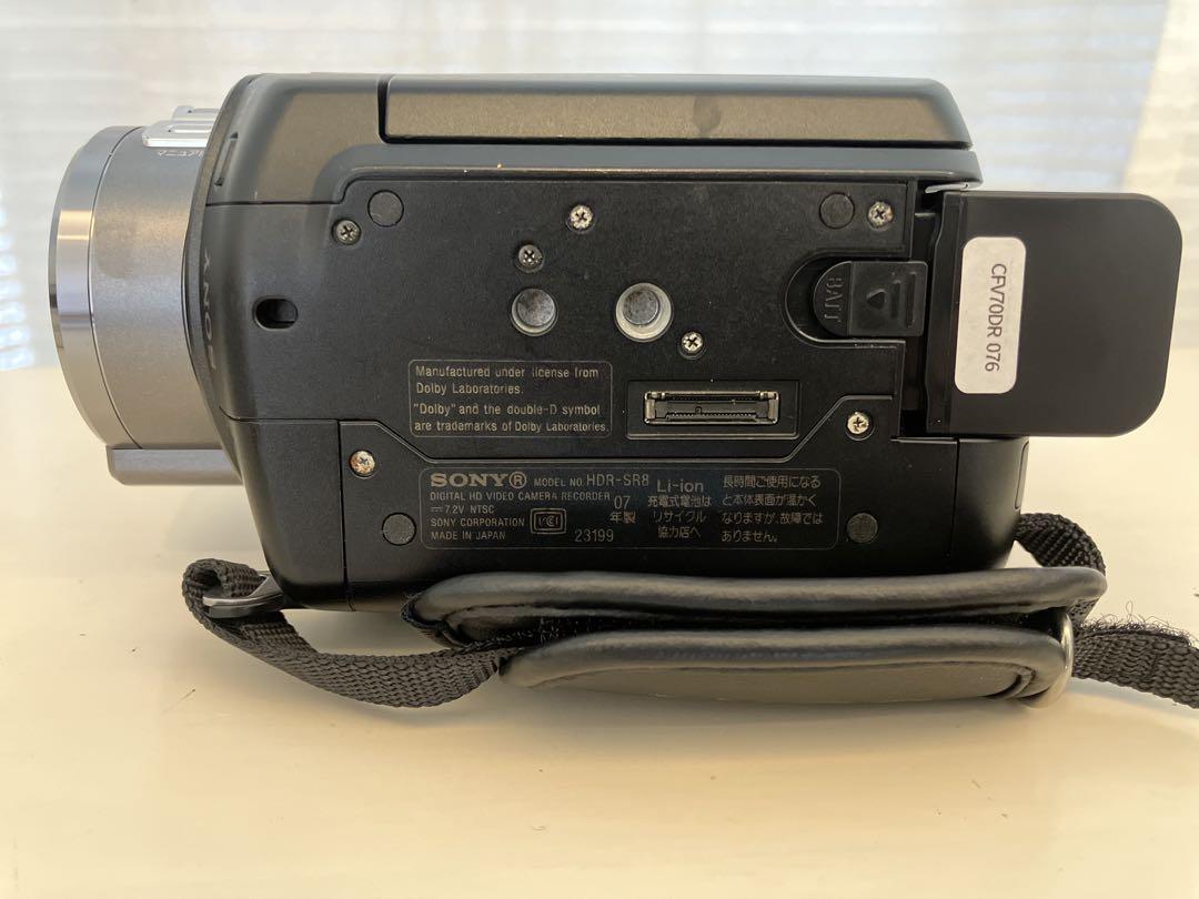 完動品！SONY ソニー ハンディカム HDR-SR8 デジタル ビデオカメラ！