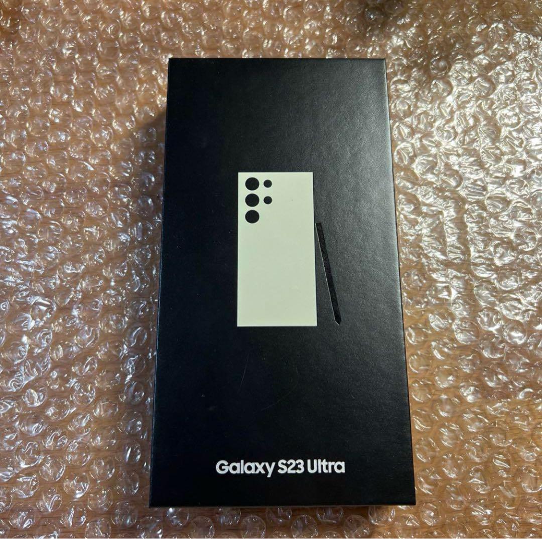 【新品未使用】Galaxy S23 Ultra au クリーム 256 GB
