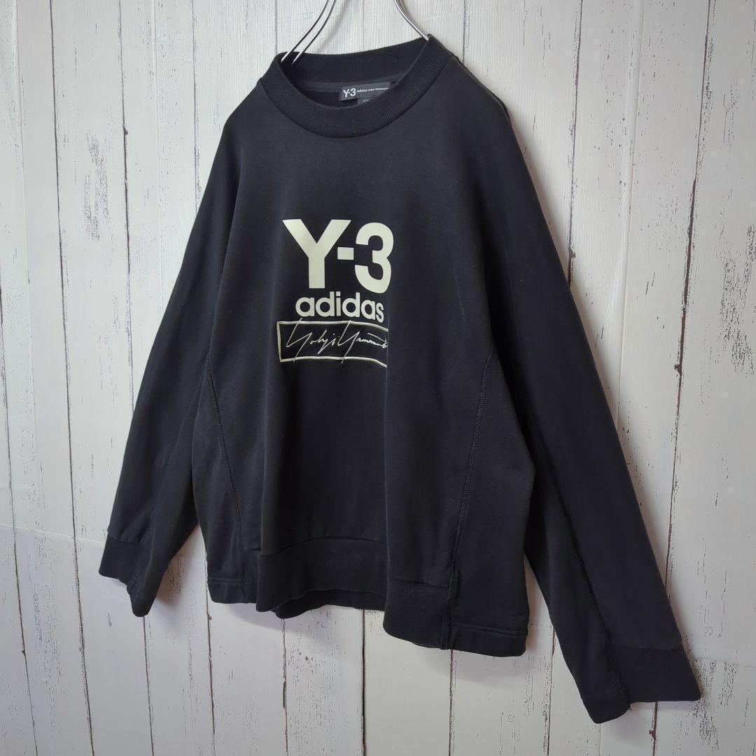 2025年新色！ デザイン Y-3 ヨウジヤマモト センターロゴ スウェットM Y-3 ８月１５日まで送料無料。