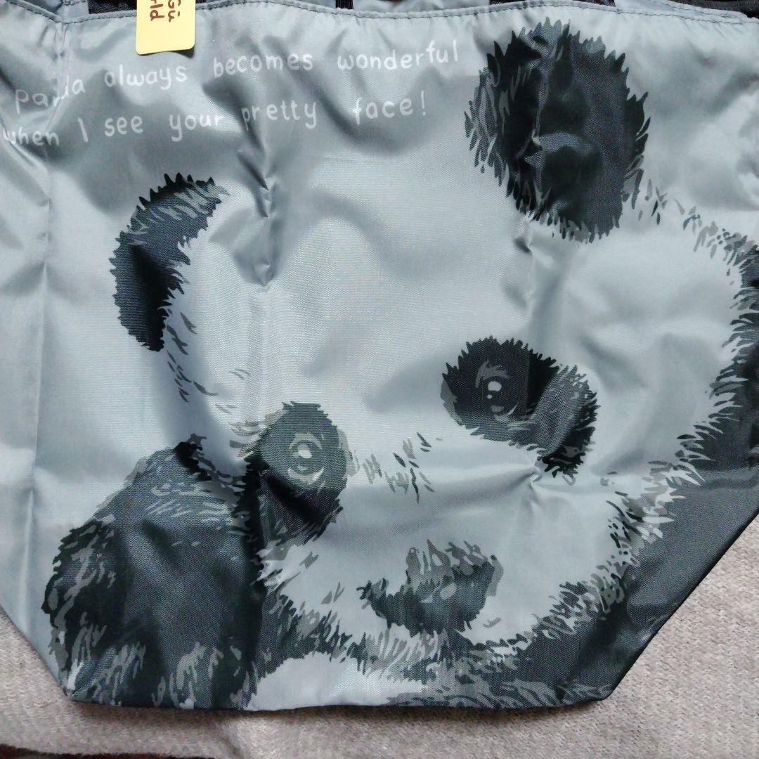 新品 上野 パンダ 丸形 ポーチ & グーグーワールド ハンドタオル