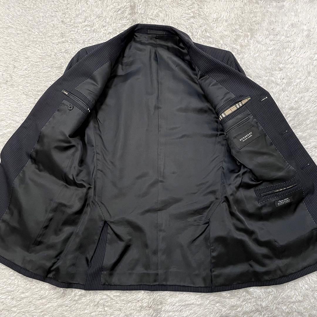 美品✨バーバリーブラックレーベル　セットアップスーツ　ノバチェック　3B S
