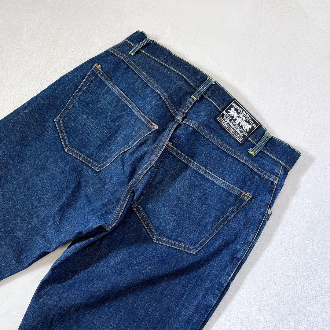 黄金サイズ old stussy ステューシー デニム 《W34》 濃紺