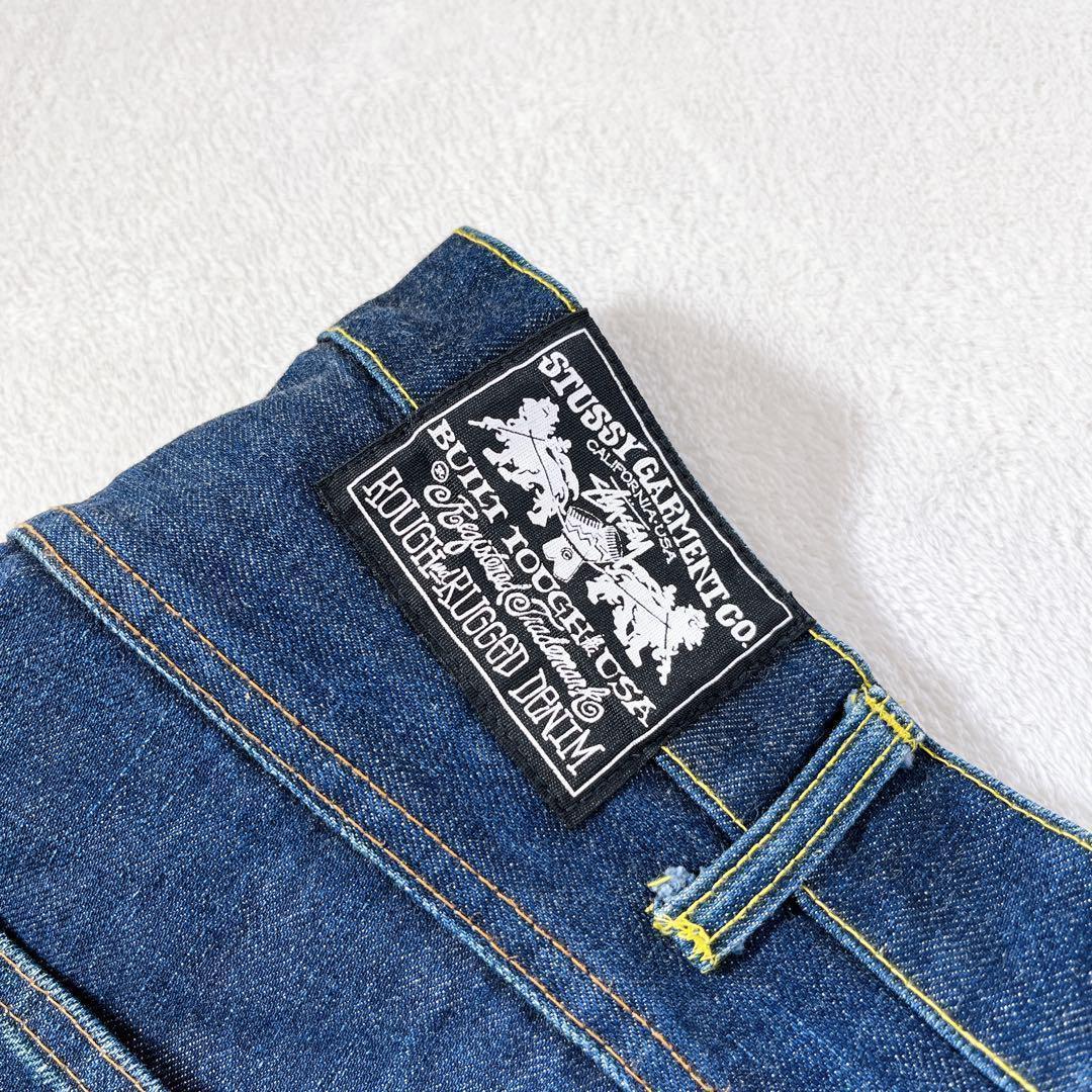 黄金サイズ old stussy ステューシー デニム 《W34》 濃紺