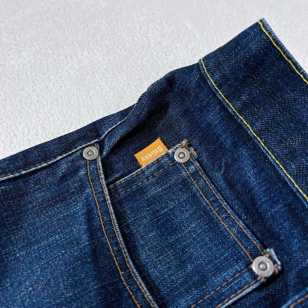 黄金サイズ old stussy ステューシー デニム 《W34》 濃紺