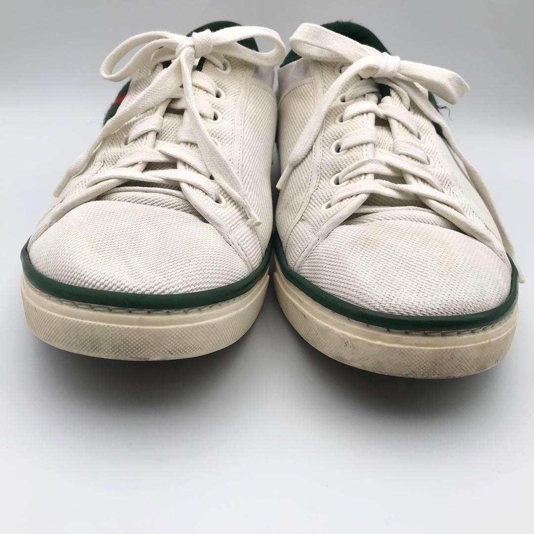 GUCCI グッチ シェリーライン スニーカー ローカット キャンバス