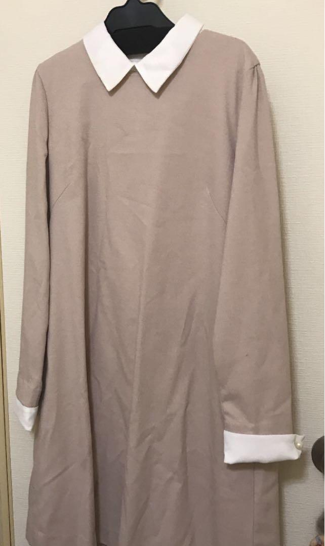 ペンナフェリーチェ ワンピース 13号 ベージュ 未使用 ペンナフェリーチェ ワンピース 13号 ベージュ 未使用