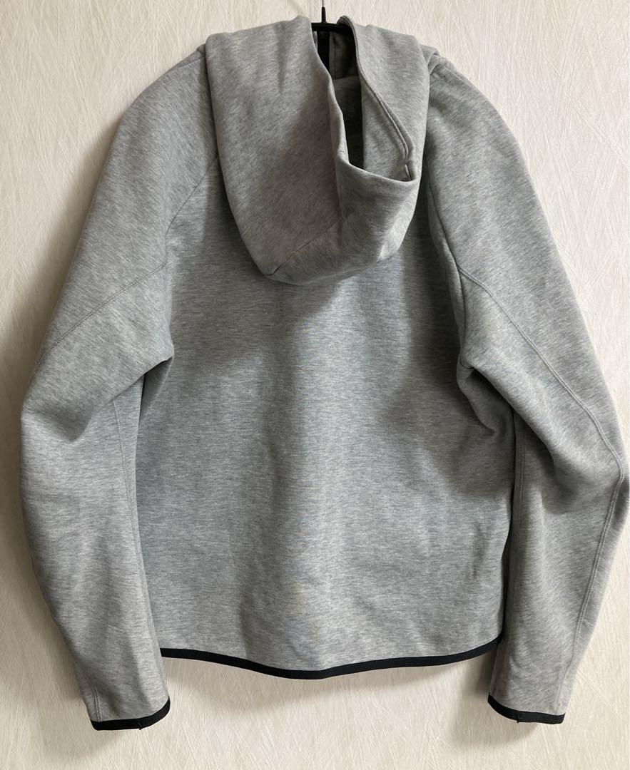 美品　NIKE ナイキ  テックフリース フルジップ フーディ M グレー
