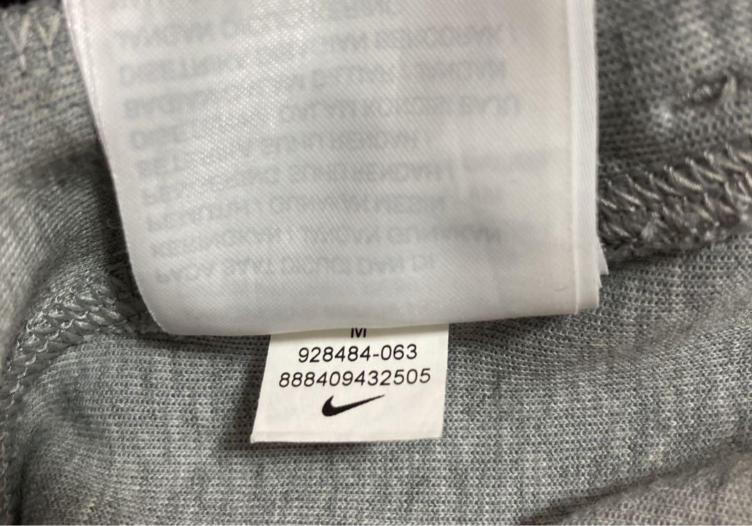 美品　NIKE ナイキ  テックフリース フルジップ フーディ M グレー