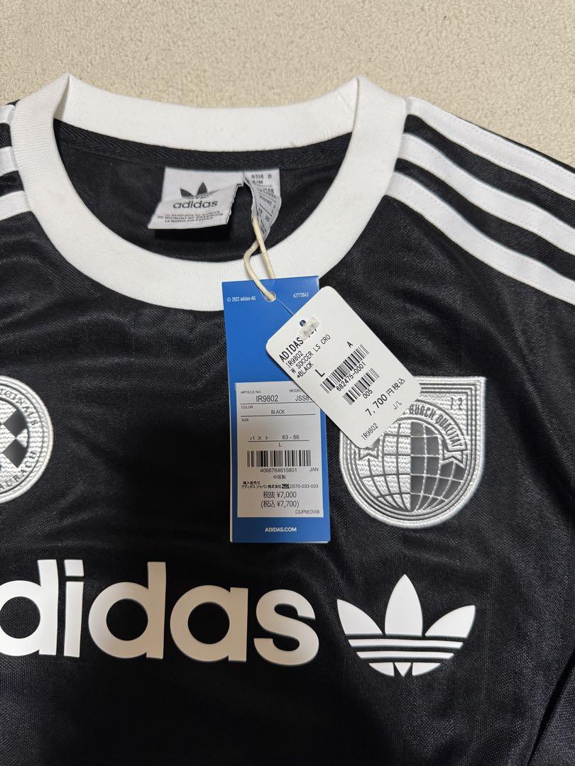 adidas クロップド丈 ブラック