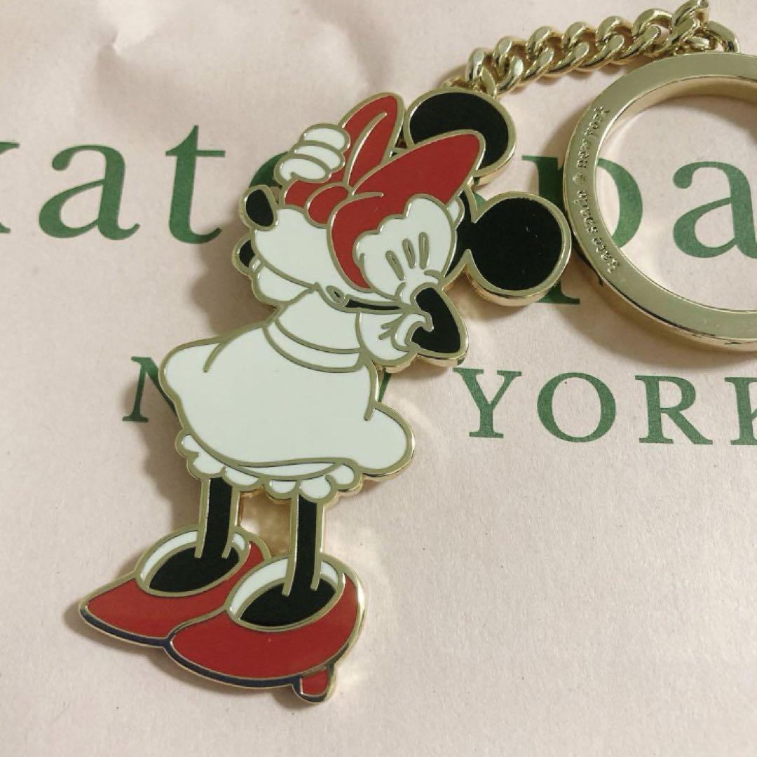 新品❇︎正規品 kate spade×Disney コラボ ミニーマウス チャー