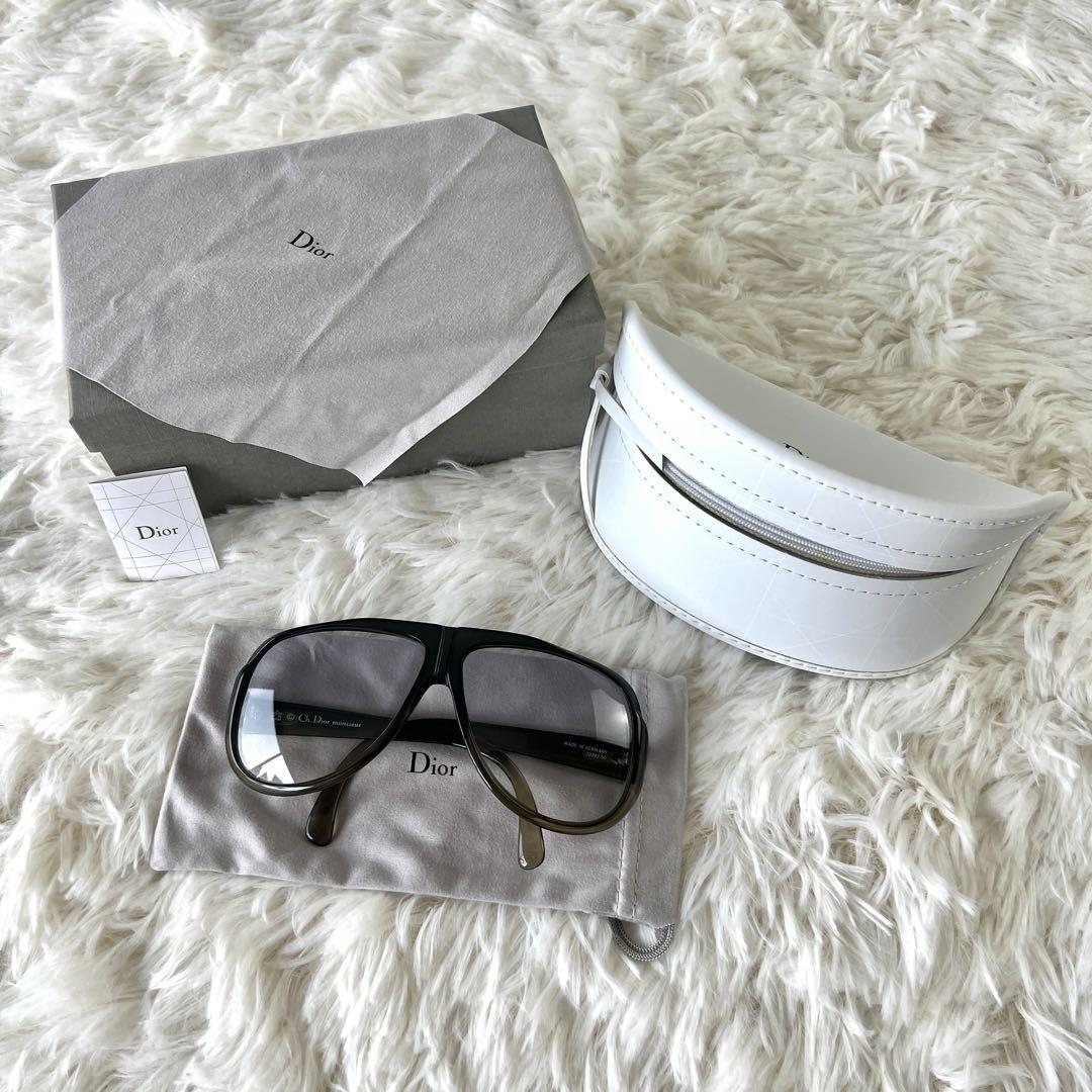 美品✨ 90s Christian Dior ディオール サングラス ブラック