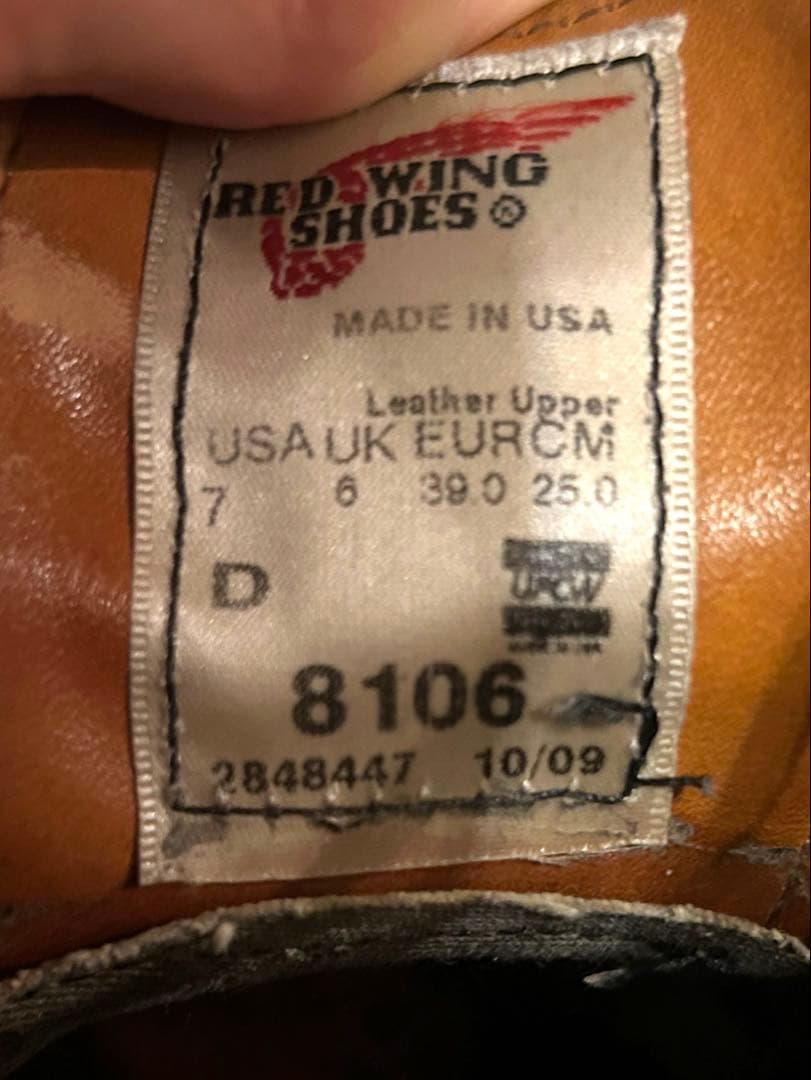 REDWING 810625cm・RED