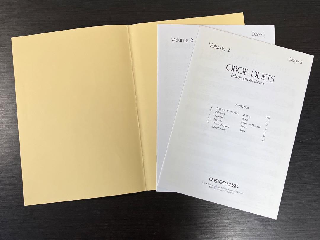 オーボエ スコア 15冊セット まとめて 輸入 楽譜 まとめ売り