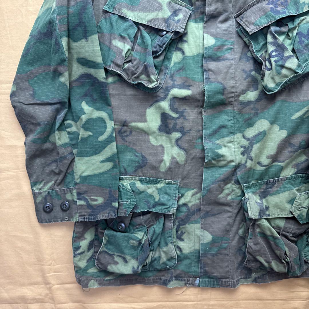 60s US ARMY グリーンリーフ カモ ジャングルファティーグ ジャケット