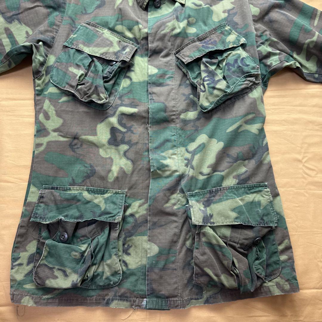 60s US ARMY グリーンリーフ カモ ジャングルファティーグ ジャケット
