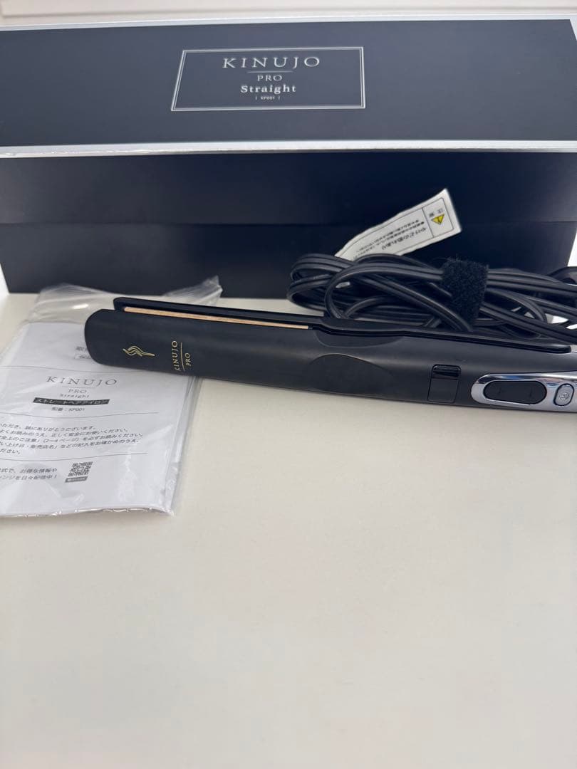 KINUJO PRO ストレートヘアアイロン ブラック KINUJO PRO ストレートヘアアイロン ブラック