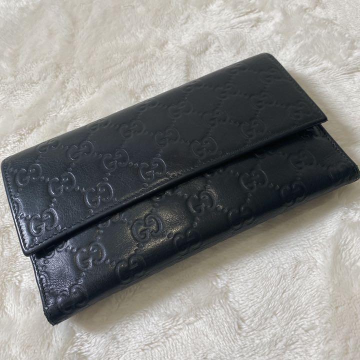 高評価新品 GUCCI レディース ユニセックス グッチシマ CPmuc-m34980578552 グッチ 三つ折り長財布 メンズ お得人気SALE