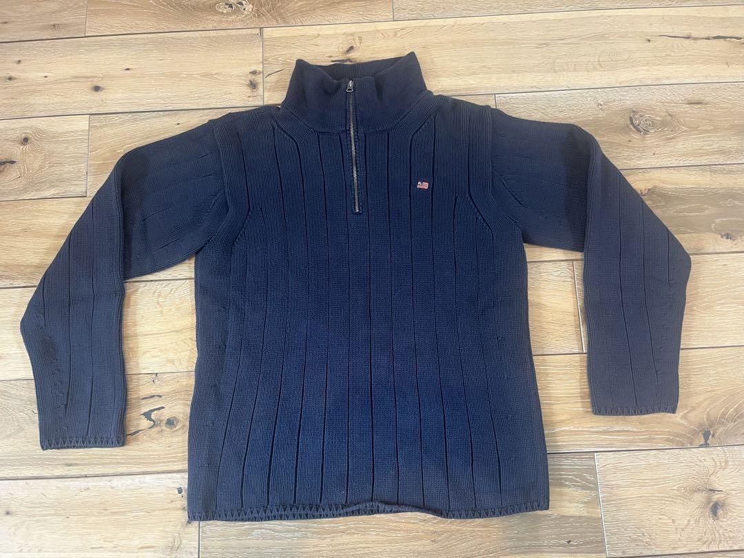 【希少】肉厚 ラルフローレン Ralph POLOJEANS ハーフジップ L