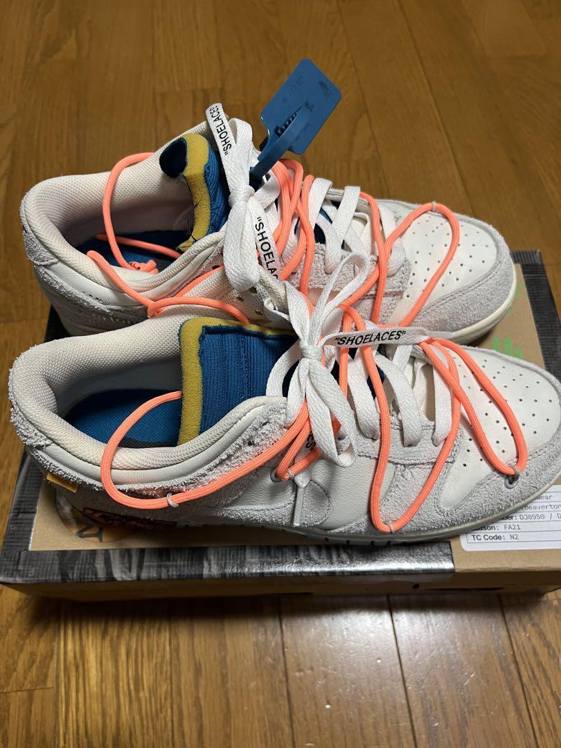 オフホワイト × ナイキ ダンク ロー 1 OF 50 \'19\'