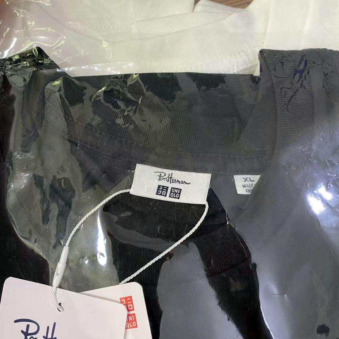 ユニクロ ロンハーマンコラボTシャツ Mサイズ2枚セット（白黒1