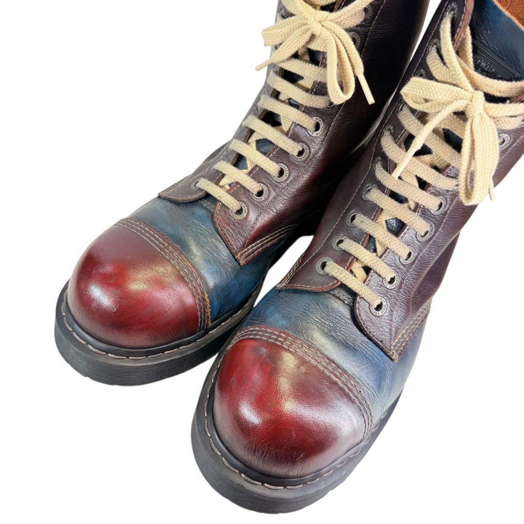 【状態◎】Dr.Martens 10ホール スチールトゥ（UK10）革靴　ブーツ