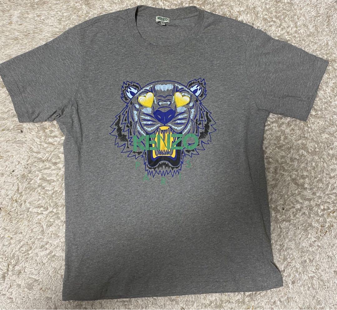 ★KENZO★ハッピータイガープリントTシャツ KENZO ベビーキッズ タイガーロゴ プリント ジャージーTシャツ