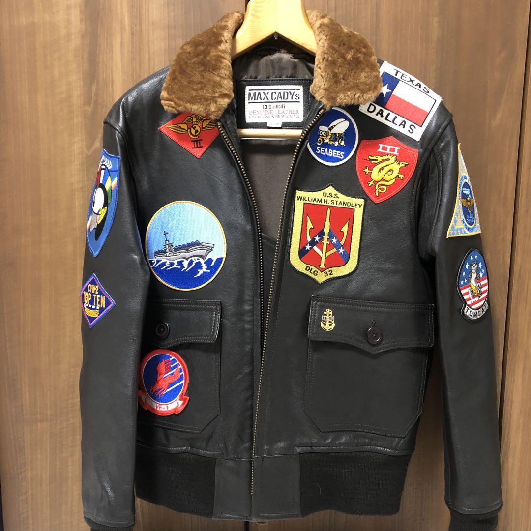 ジャケット・アウター TOPGUN G-1 MAXCADYs s/36 楽天市場】【中古】MAX CADY'S G-1 FLIGHT JACKET TOP GUN
