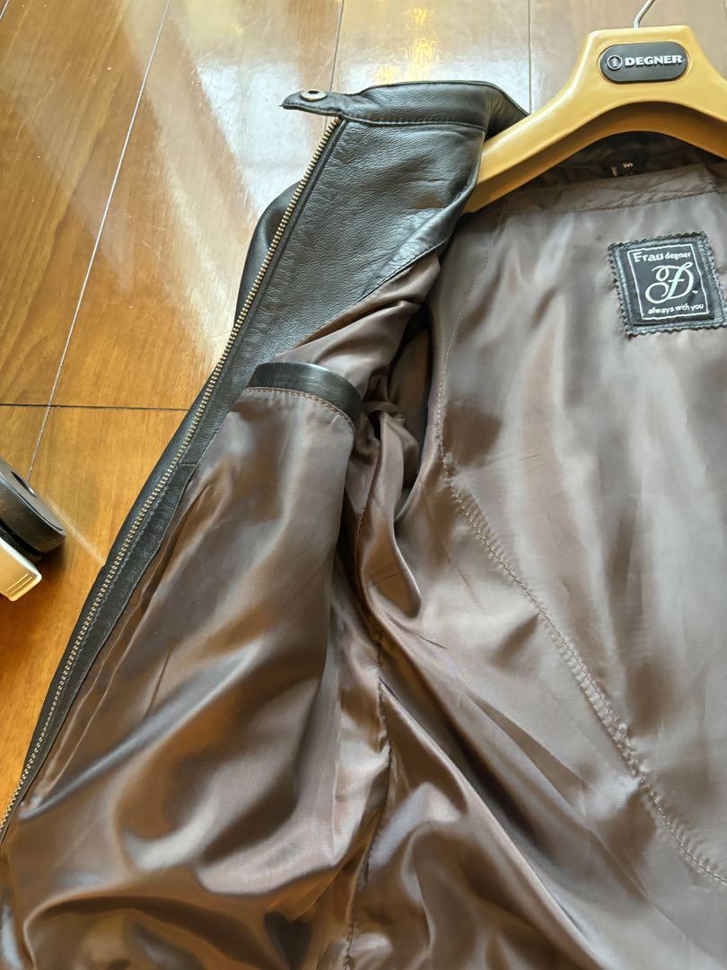 バイク用　レザージャケット　デグナー　レディースMサイズ