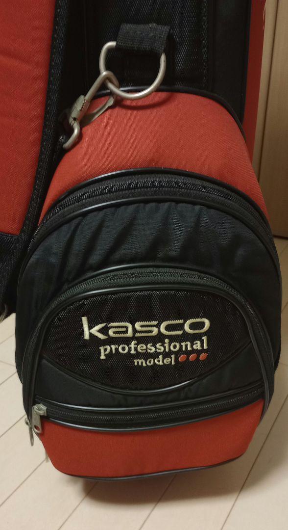 美品❗️Kascoプロフェッショナルモデル ゴルフバッグ 　キャディバッグ