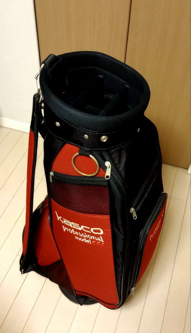 美品❗️Kascoプロフェッショナルモデル ゴルフバッグ 　キャディバッグ