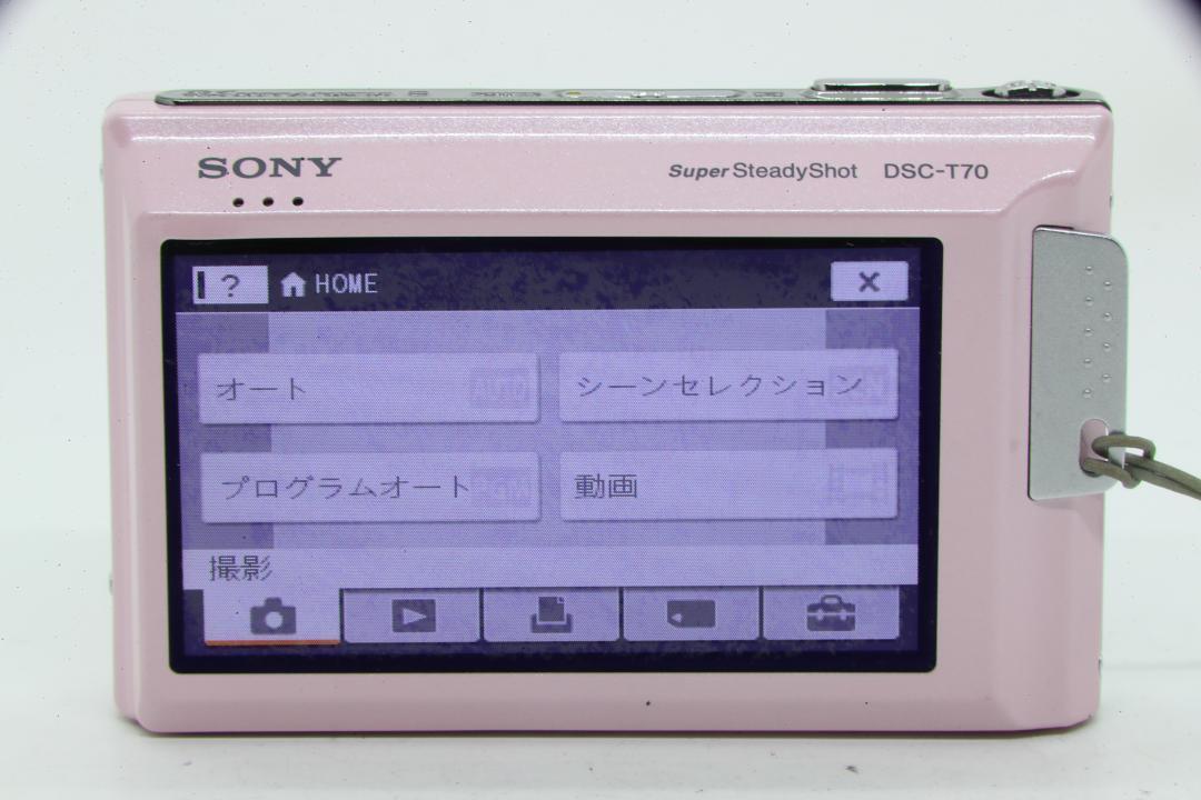 【S2070】 SONY Cyber-shot DSC-T70 ピンク ソニー