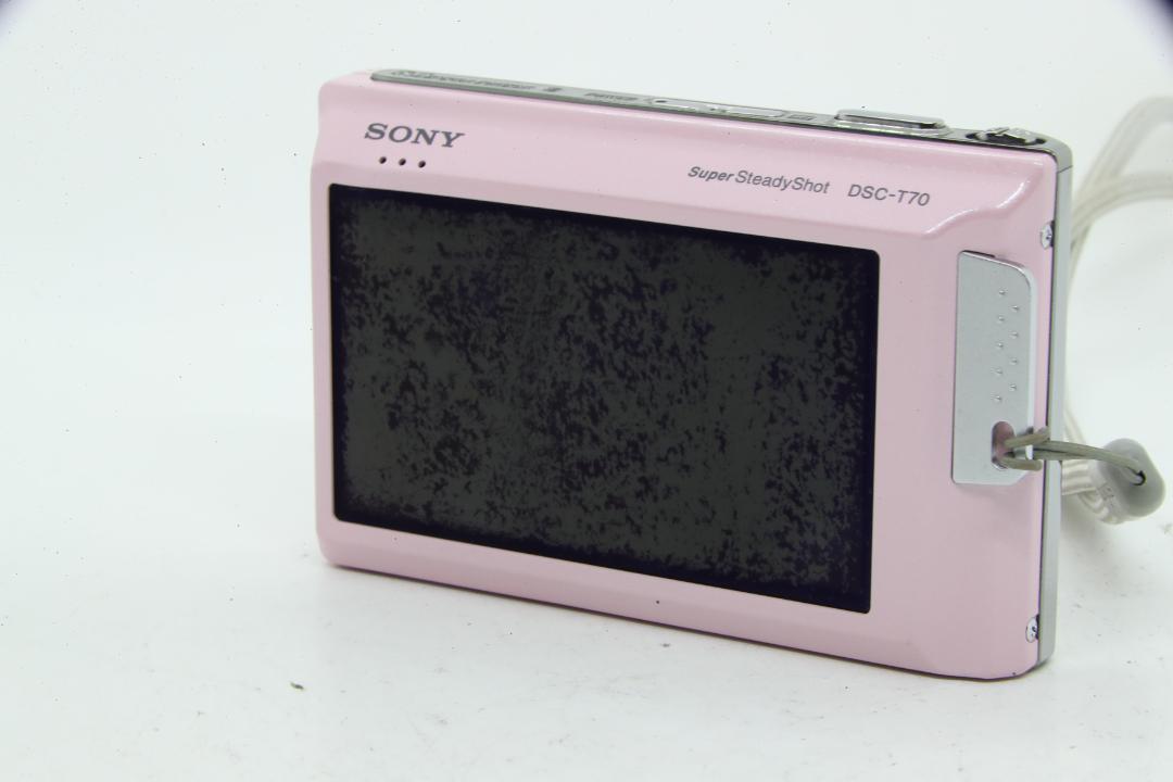 【S2070】 SONY Cyber-shot DSC-T70 ピンク ソニー